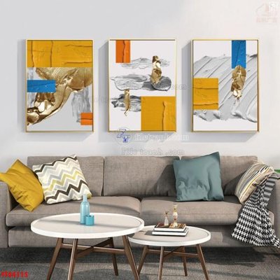 Download file gốc File tranh bộ hiện đại FT44115 (in lụa) cao cấp