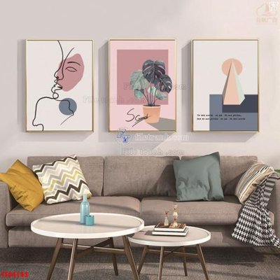 Download file gốc File tranh bộ hiện đại FT44143 (in mica) trang trí