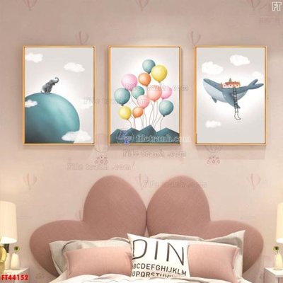 Tải file File tranh bộ hiện đại FT44152 (gốc) in nhanh