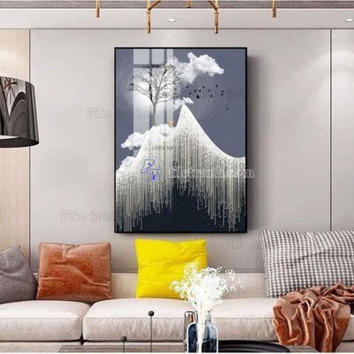 File gốc File tranh hiện đại pha lê gương FT442 (PNG) trong suốt (transparent)