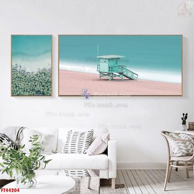 File ảnh File tranh bộ hiện đại FT44204 (gốc) cho trang trí nội thất