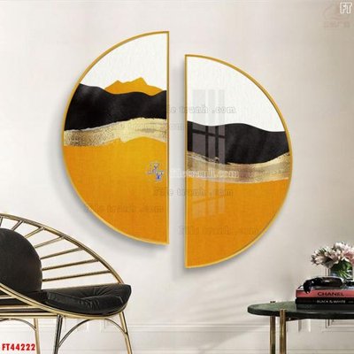 File in lụa File tranh bộ hiện đại FT44222 (chất lượng cao) File tranh bộ hiện đại FT44222