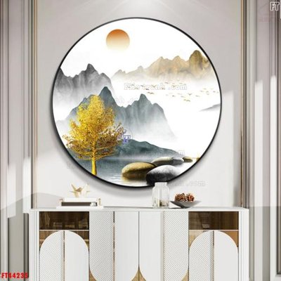 File gốc File tranh bộ hiện đại FT44235 (bản quyền) cho in ấn