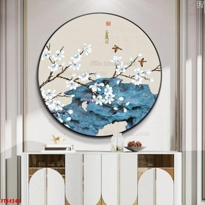 File gốc in ấn File tranh bộ hiện đại FT44247 chuẩn màu CMYK