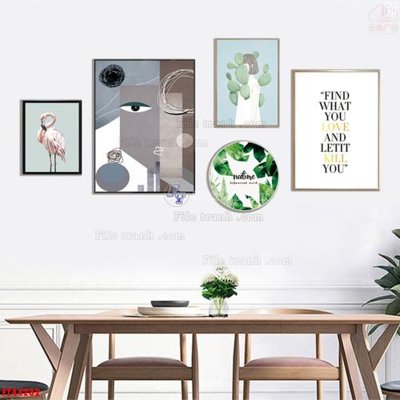 File ảnh File tranh bộ hiện đại FT44282 (gốc) in Hiflex