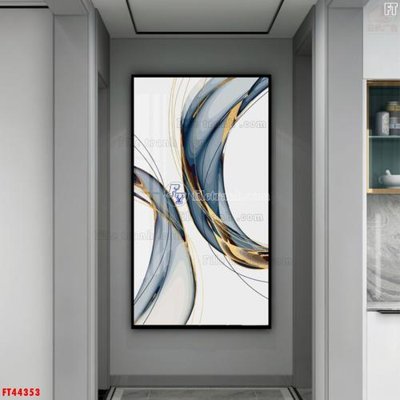 File tranh File tranh bộ hiện đại FT44353 (bản gốc) in lụa dán tường