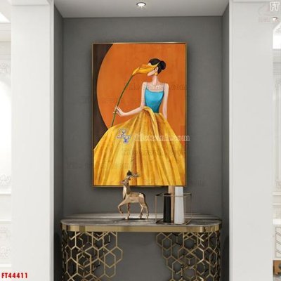 File in mica File tranh bộ hiện đại FT44411 (bản gốc) siêu trong