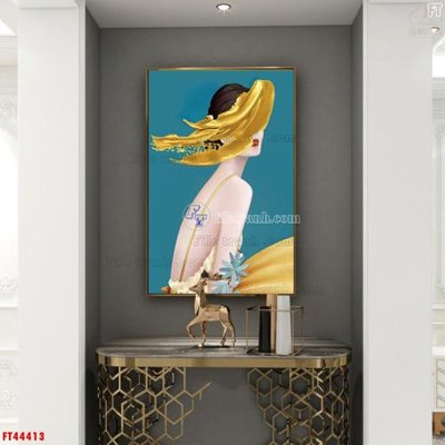 Tải file gốc File tranh bộ hiện đại FT44413 (in không vỡ ảnh)