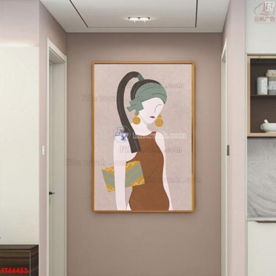 Download file gốc File tranh bộ hiện đại FT44453 (in mica) trang trí