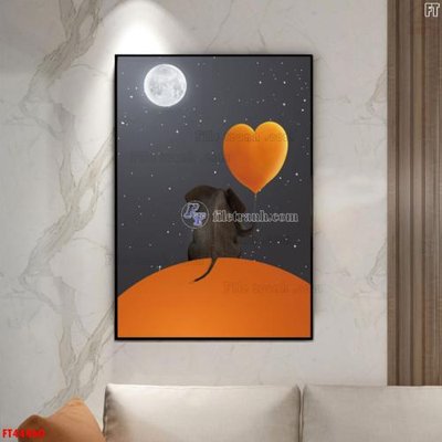 File in trần File tranh bộ hiện đại FT44460 (bản gốc) mây trời