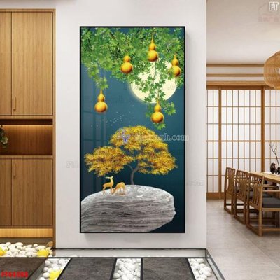 File tranh File tranh bộ hiện đại FT44503 (bản gốc) in lụa 5D