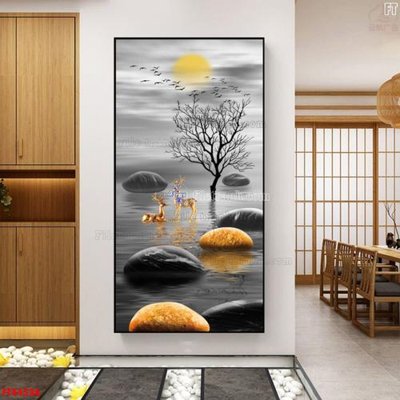 File gốc File tranh bộ hiện đại FT44536 (cho in 3D) độc đáo