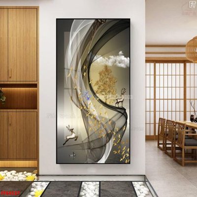 File in lụa File tranh bộ hiện đại FT44537 (tân cổ điển) File tranh bộ hiện đại FT44537