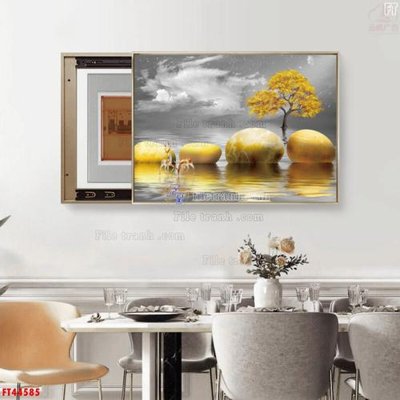 File gốc in ấn File tranh bộ hiện đại FT44585 chuẩn màu CMYK