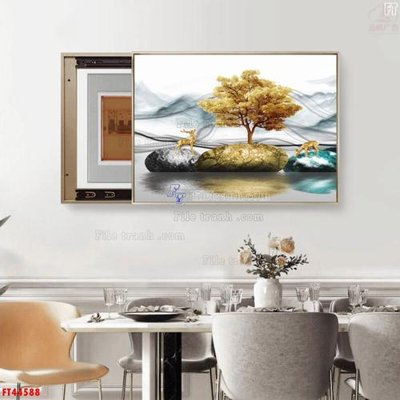 File tranh File tranh bộ hiện đại FT44588 (gốc) in film