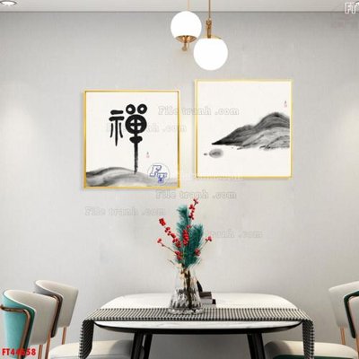 Mua file ảnh gốc File tranh bộ hiện đại FT44658 (chất lượng cao)
