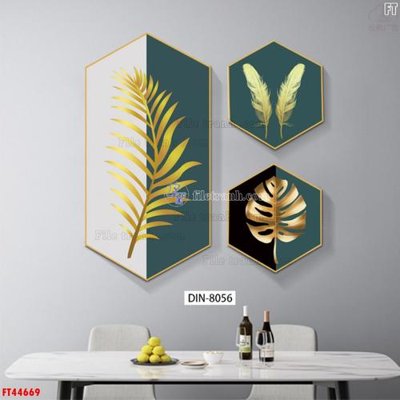 File in trần File tranh bộ hiện đại FT44669 (file gốc) phong thủy