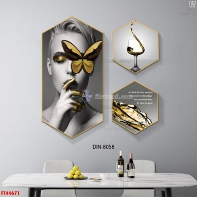 File tranh File tranh bộ hiện đại FT44671 (gốc) chủ đề con người