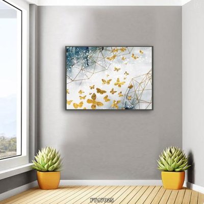 File in lụa Tranh treo pha lê gương FT47025 (phong cảnh) Tranh treo pha lê gương FT47025