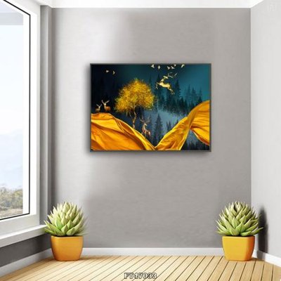 Tải file Tranh treo pha lê gương FT47033 (PSD) cho in tranh kính