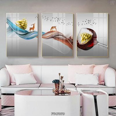 File tranh Tranh treo pha lê gương FT47079 (gốc) chủ đề tĩnh vật