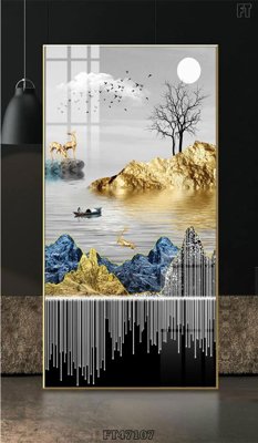 File ảnh Tranh treo pha lê gương FT47107 (gốc) cho trang trí nội thất