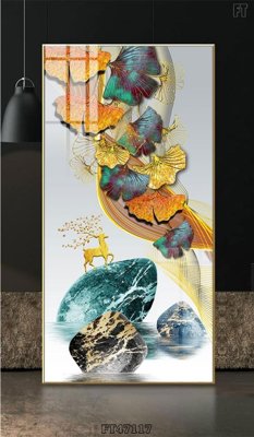 File tranh trang trí Tranh treo pha lê gương FT47117 (tải file gốc)
