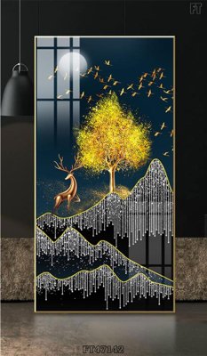 File gốc Tranh treo pha lê gương FT47142 (thiết kế) cho in ấn