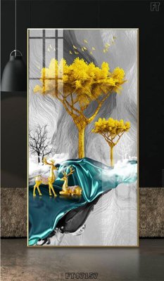 File in ấn Tranh treo pha lê gương FT47157 (bản gốc) chất lượng cao