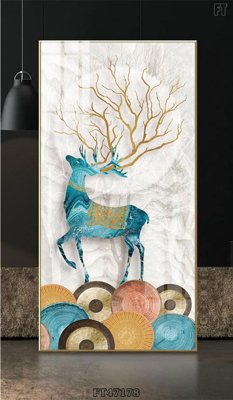 File tranh ảnh gốc Tranh treo pha lê gương FT47178 dùng cho in khổ lớn