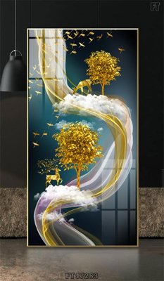 Download file gốc Tranh treo pha lê gương FT47283 (in mica) 3D