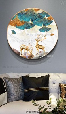 File in ấn Tranh treo pha lê gương FT47308 (bản gốc) sắc nét