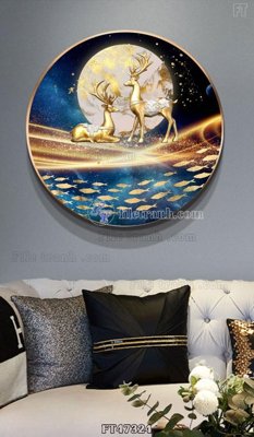 Mua file gốc Tranh treo pha lê gương FT47324 (PSD) tại Filetranh.com