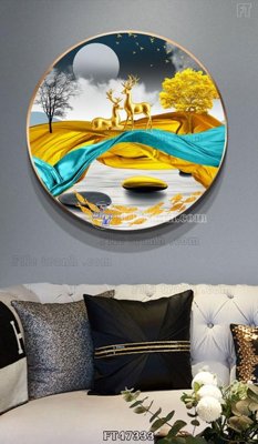 Tải file Tranh treo pha lê gương FT47333 (ảnh gốc) file AI/EPS