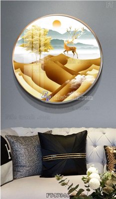 File gốc Tranh treo pha lê gương FT47346 (PSD/TIFF) độ phân giải cao