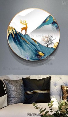 Chi tiết file ảnh Tranh treo pha lê gương FT47349 sắc nét