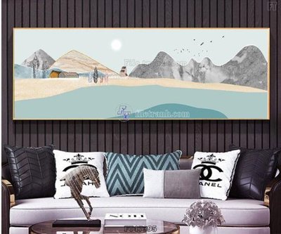 File gốc in ấn Tranh treo pha lê gương FT47395 chuẩn màu CMYK