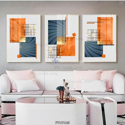 File in trần Tranh treo pha lê gương FT47445 (bản gốc) 5D