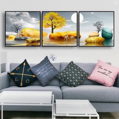 File tranh in trần 3D Tranh treo pha lê gương FT47475 (ảnh gốc)