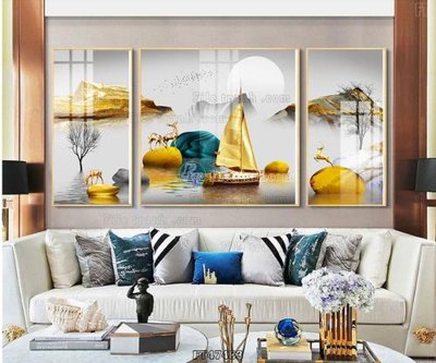 File gốc Tranh treo pha lê gương FT47483 (in mica) cắt laser