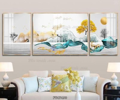 File tranh gốc Tranh treo pha lê gương FT47490 (bản quyền) Filetranh.com