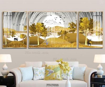 File tranh gốc Tranh treo pha lê gương FT47522 (bản đẹp) độc quyền