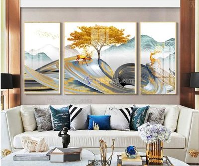 File gốc Tranh treo pha lê gương FT47554 (in 3D) nghệ thuật