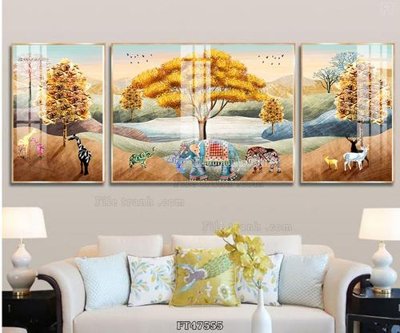 File ảnh Tranh treo pha lê gương FT47555 (gốc) in PP, decal