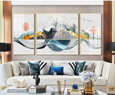 Ảnh gốc Tranh treo pha lê gương FT47577 (độ nét cao) in tráng gương