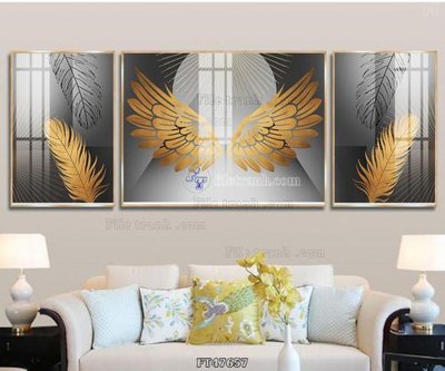 File tranh trang trí Tranh treo pha lê gương FT47657 (file gốc)