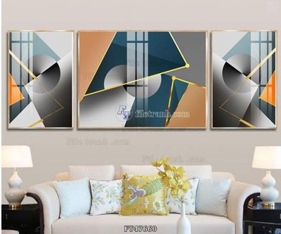 File tranh Tranh treo pha lê gương FT47660 (gốc) phong cách tối giản