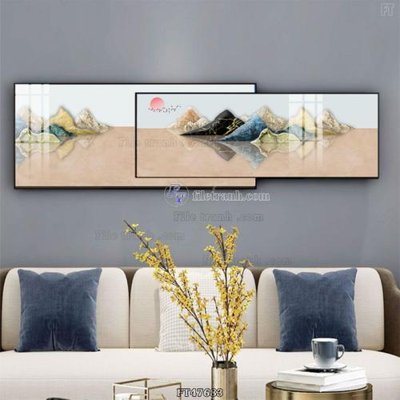 Chi tiết file tranh tráng gương Tranh treo pha lê gương FT47683 (ảnh gốc)