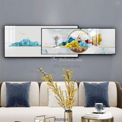 Tải file tranh gốc Tranh treo pha lê gương FT47696 chất lượng cao