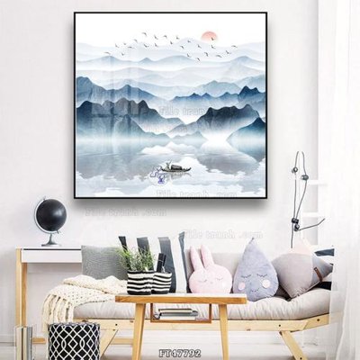 Tải file Tranh treo pha lê gương FT47792 (gốc) chủ đề phong thủy